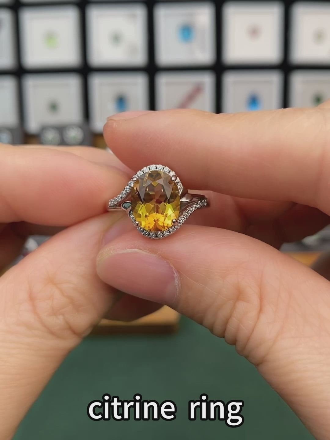 925 Sterling Silver Natural Citrine Ring for Women – Elegant Adjustable Open Ring, Luxury Gemstone Jewelry with Sophisticated Style, Perfect Gift for Valentine’s Day, Mother’s Day, Birthday, Christmas & Anniversary